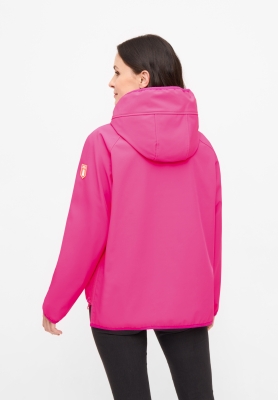 Peutby Damen Softshelljacke -  Pink Glo Rosa